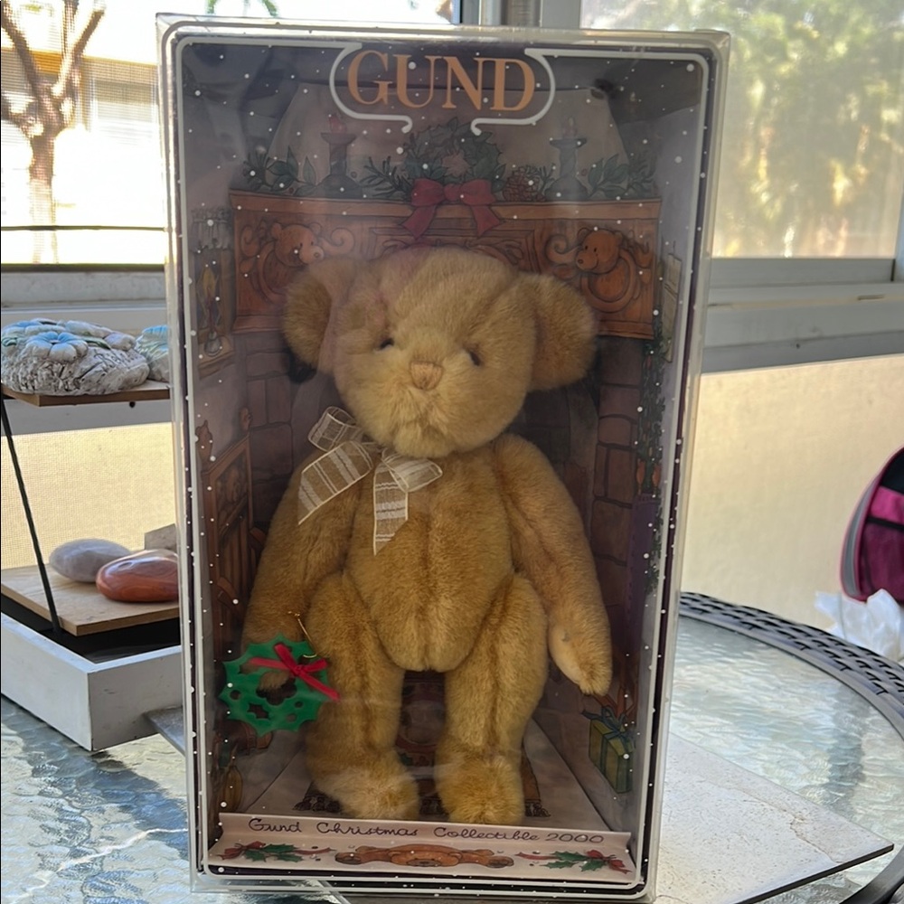 GUND Christmas Yule Collectible Teddy Bear